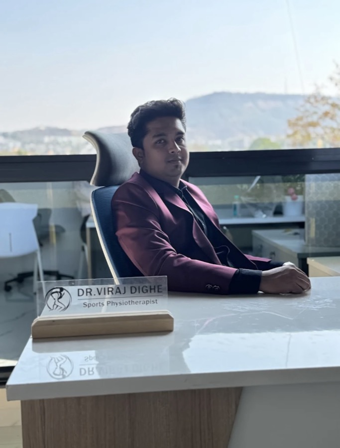 Portrait of Dr. Viraj Dighe, Founder & Sports Physiotherapist at Physio Arena